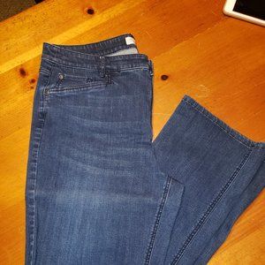 J. Jill Smooth-Fit Barely Bootcut Jeans - Size 16
